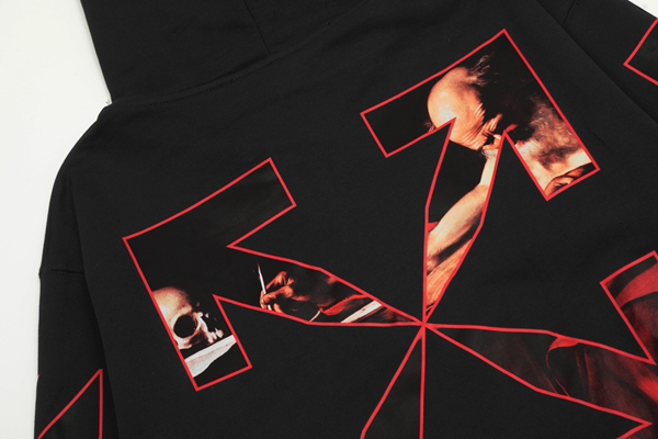 ブランドパーカー素材ディテール